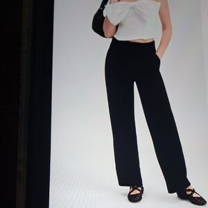 LARGE.   SIERRA SLIGHT FLARE SOFT VELVET PANTS